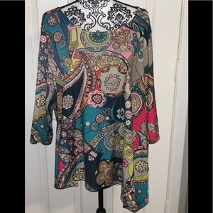 Isabel + Alice Asymmetrical tunic